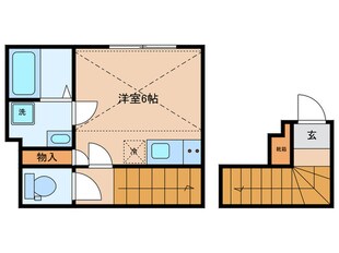 アヴァンセ成城b棟の物件間取画像